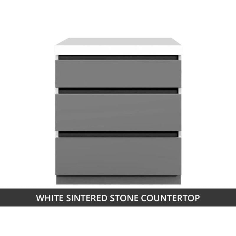 Whistler 31-Inch Stainless Steel Triple Drawer Cabinet