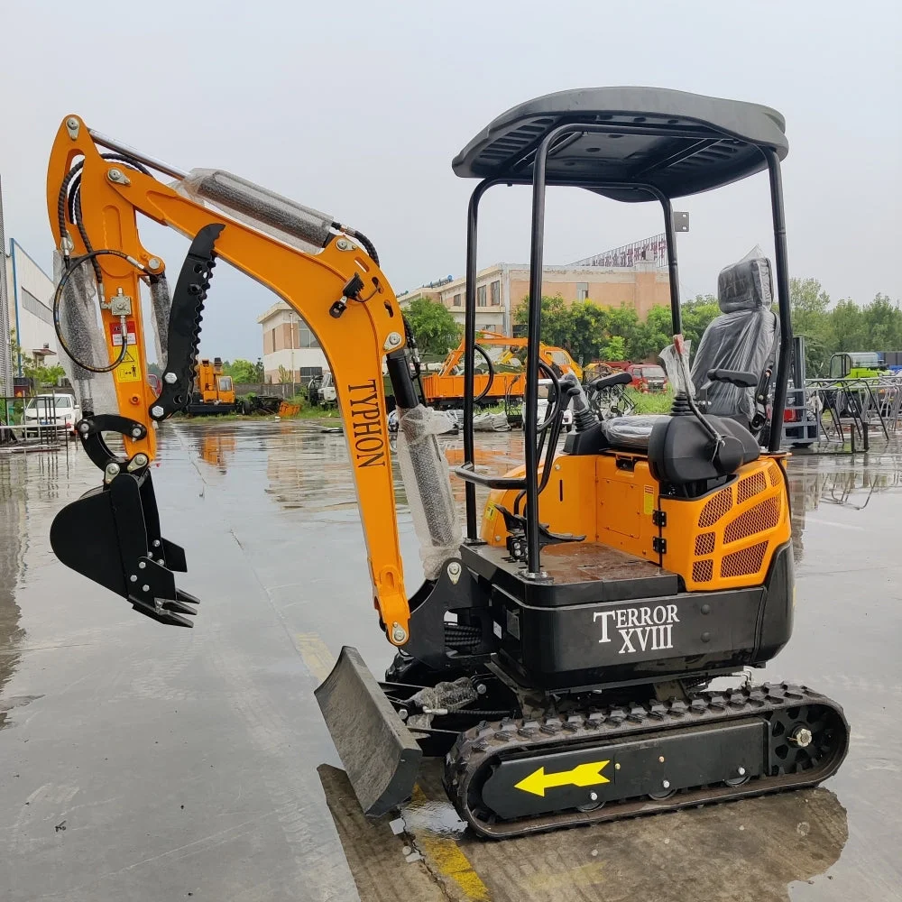 TYPHON TERROR XVIII Mini Excavator – 4000lbs Digger with 0.03 cbm Bucket